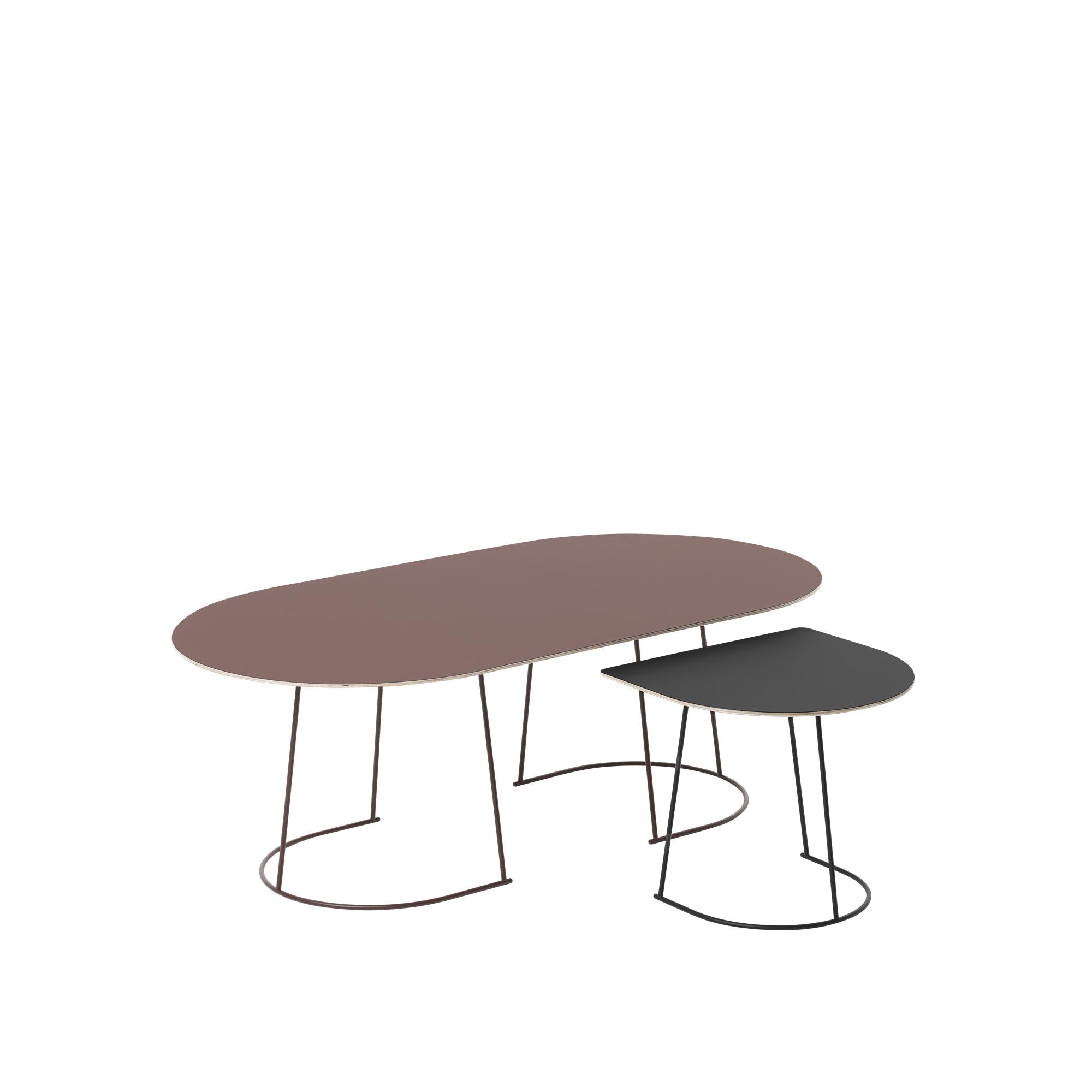 Muuto Airy Coffee Table 88 x51 cm, szary