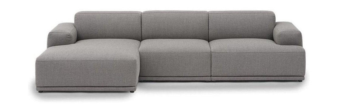 Muuto Connect Soft Modular 3 -Last Sofa Configuration 3, Grey (RE Wool 128)