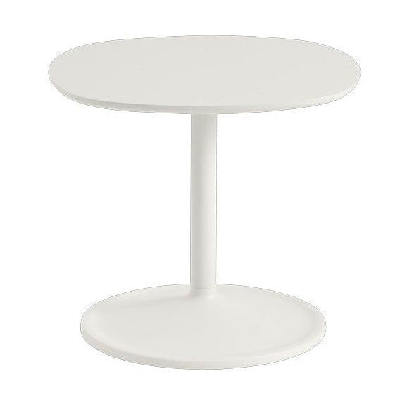 MUUTO Miękkie stoły boczne Øx H 45x40, z białej linoleum