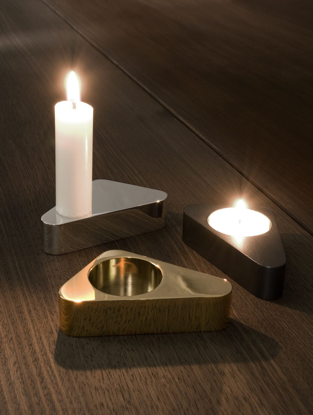 Novoform Design Flip Candlestick, błyszczące złoto