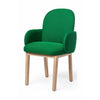 Krzesło jadalne Puik Dost, drewno, ciemnozielone