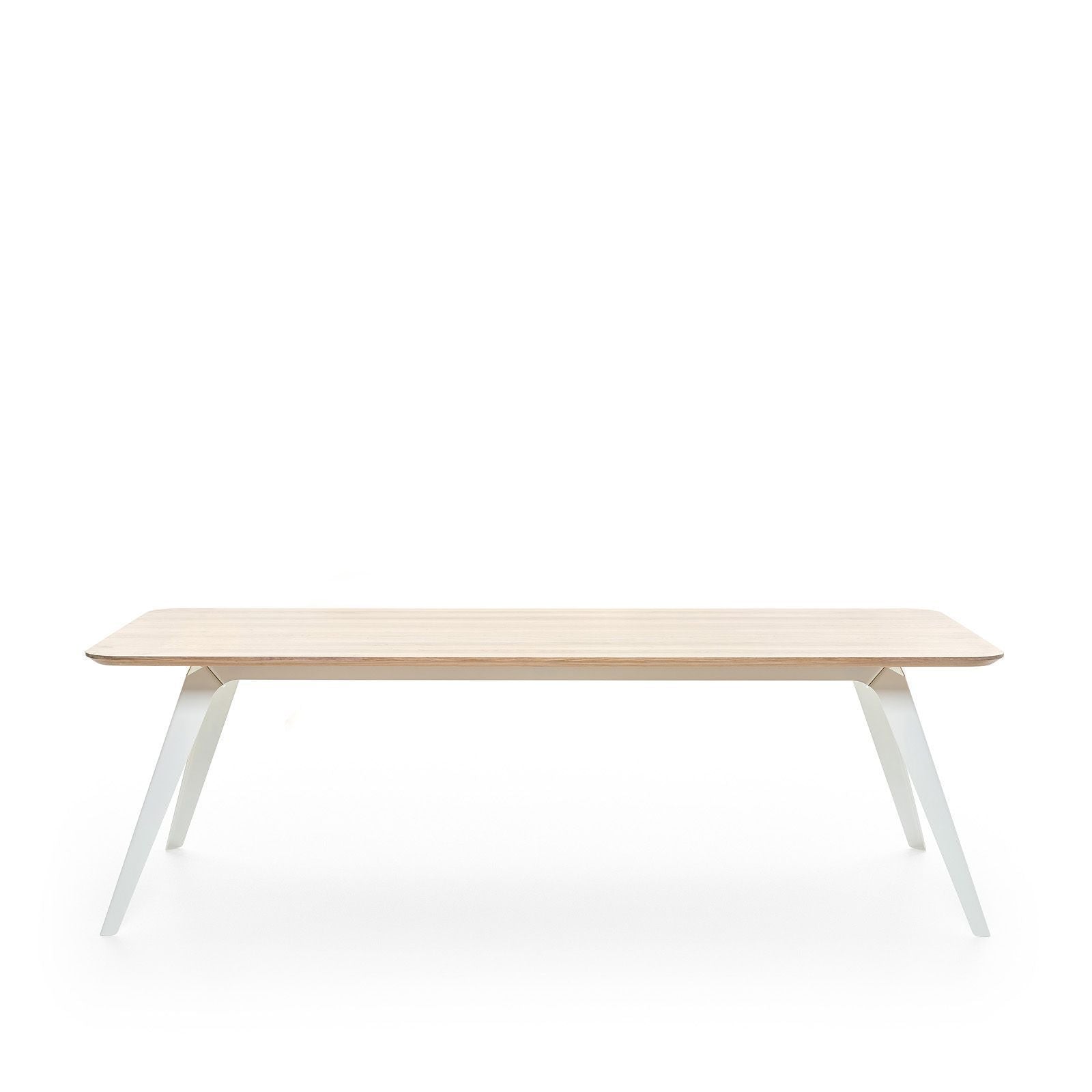 Puik Fold Dining Table 240x100cm, White / Naturel