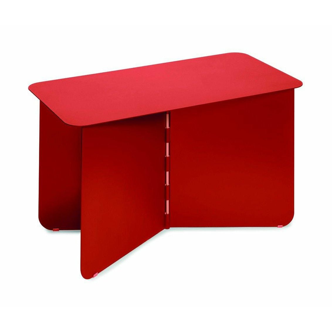 Puik Hinge Side Table 70x35cm, Red