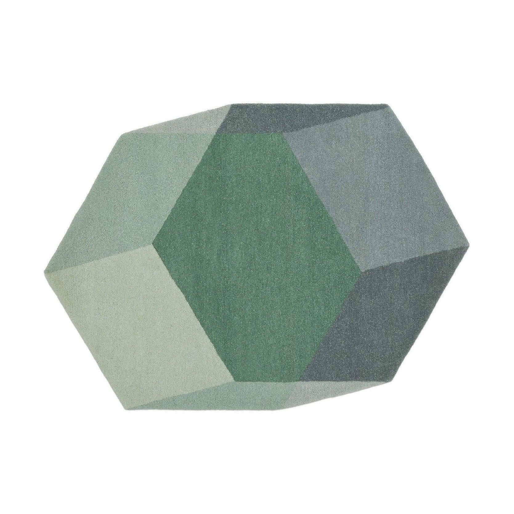 Puik ISO Dywan Hexagon, zielony