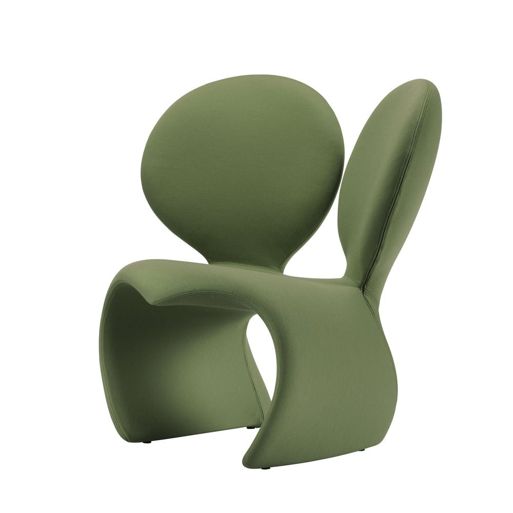 Qeeboo Don't F**K With The Mouse Upholstered Chair, Green