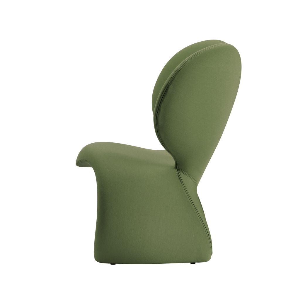 Qeeboo Don't F**K With The Mouse Upholstered Chair, Green