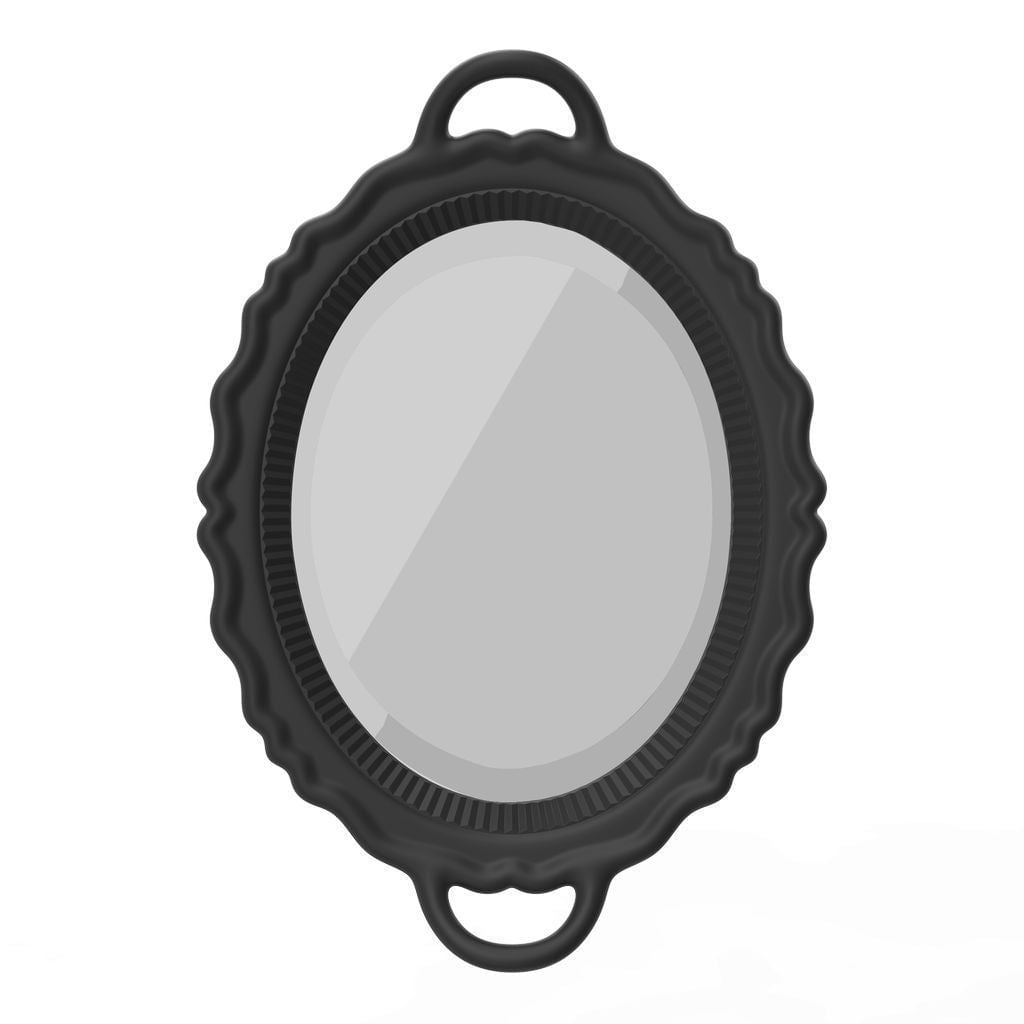 QEEBOO Płaskowyż miroir Mirror 110x76,5 cm, czarny