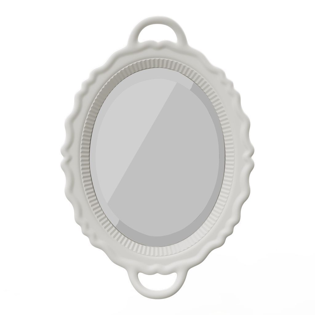 QEEBOO Płaskowyż miroir Mirror 110x76,5 cm, biały