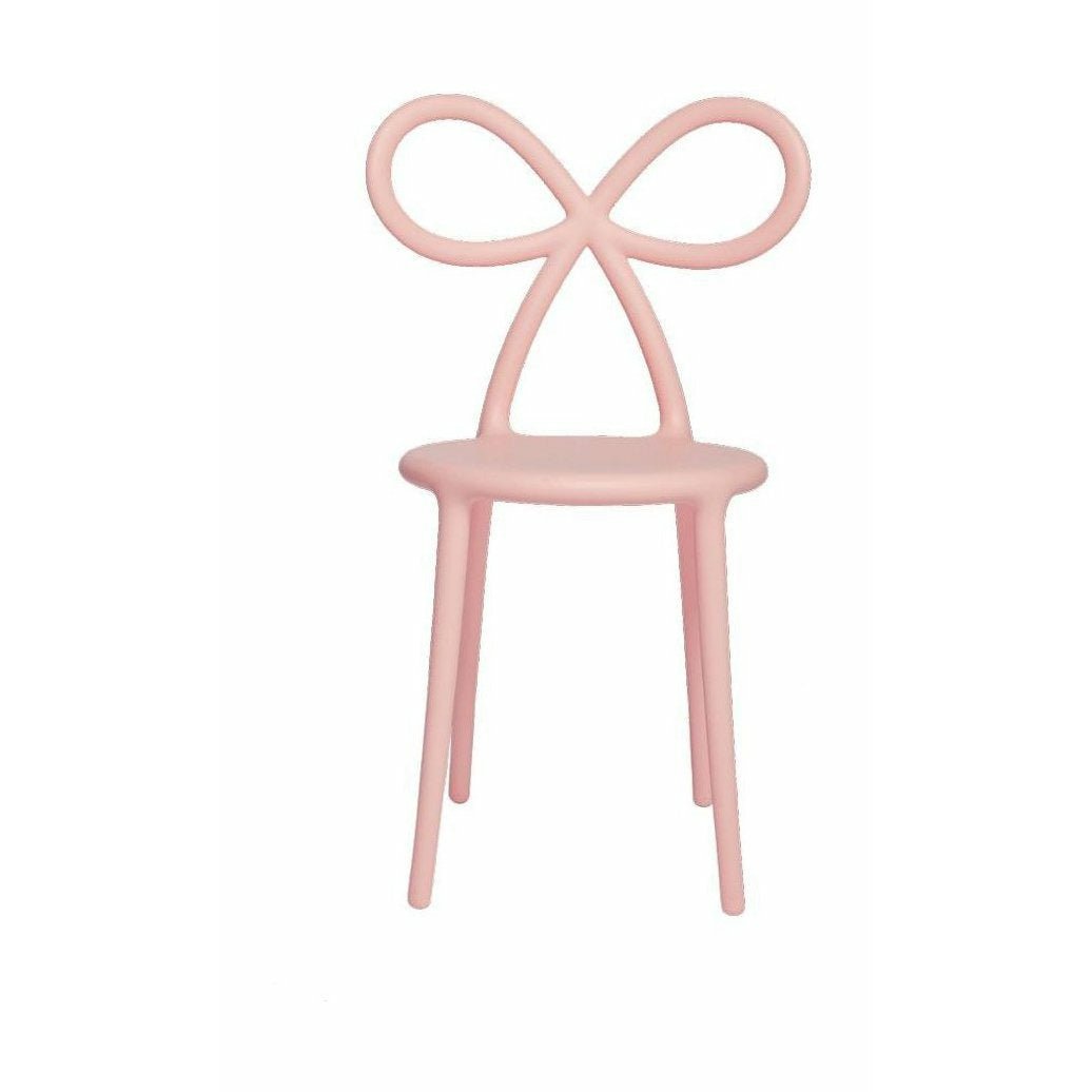 Krzesło wstążkowe Qeeboo autorstwa Nika Zupanc, różowy