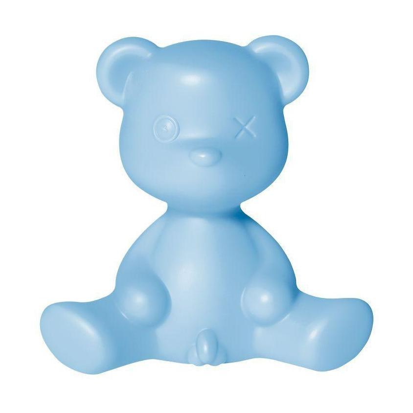 Qeeboo Teddy Boy Table Lamp With Cable, Light Blue