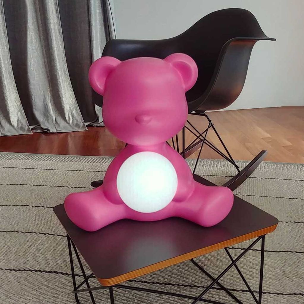 QEEBOO TEDDY Girl LED lampa stołowa, Fuxia