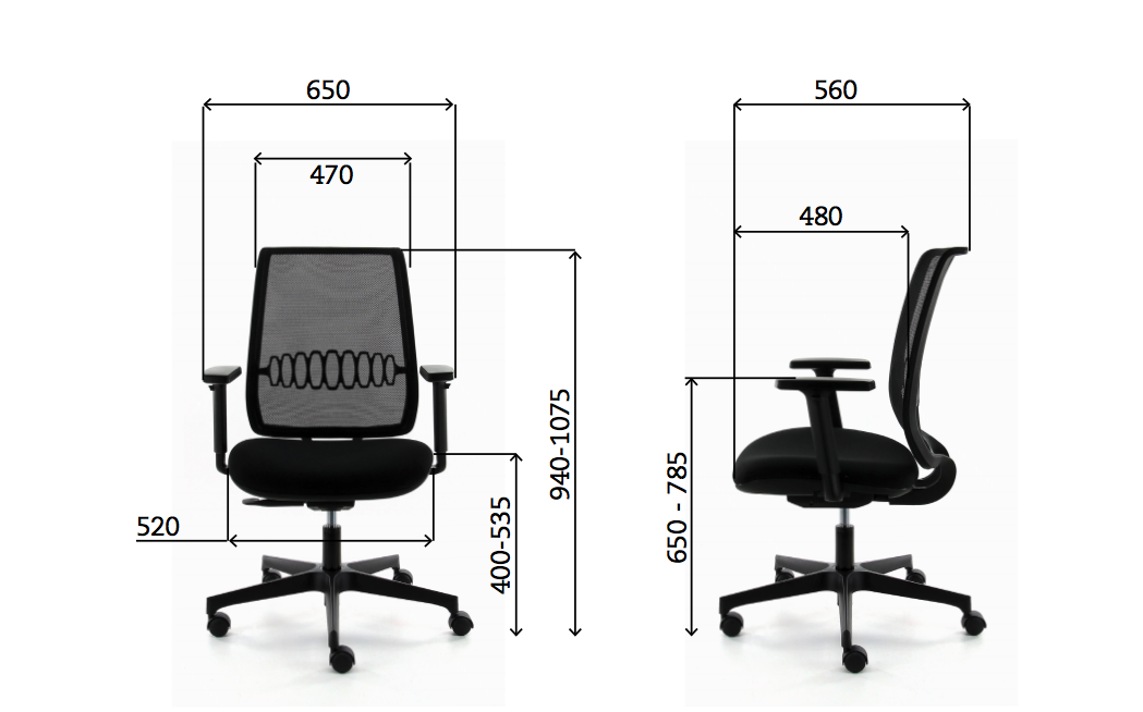 Krzesło biurowe 120 Mesh