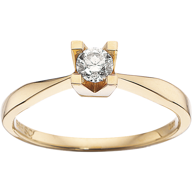 Scrouples Cleopatra Ring (0.20ct) - Gold/Diamond