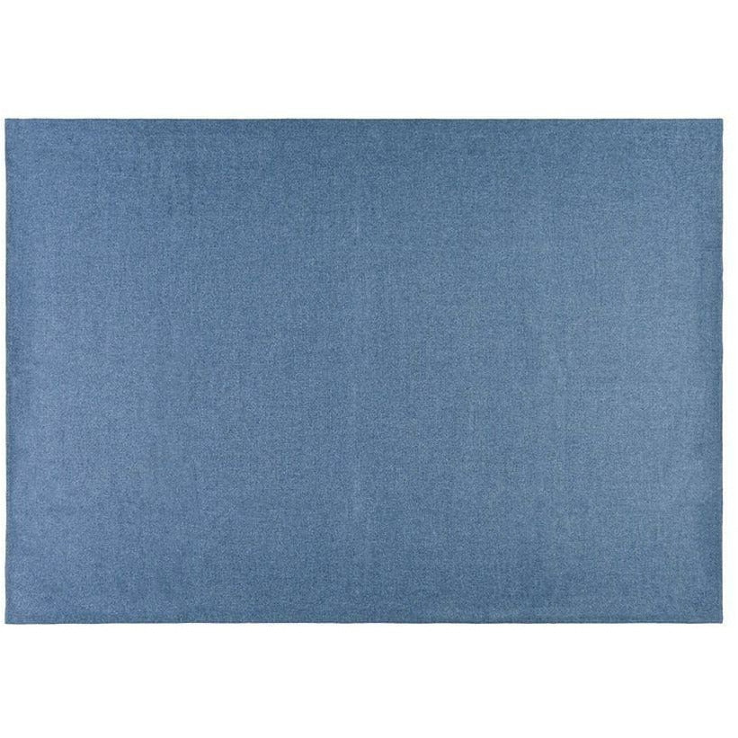 Silkeborg Uldspinderi Mendoza Plaid 130 x180 cm, jeansowy niebieski