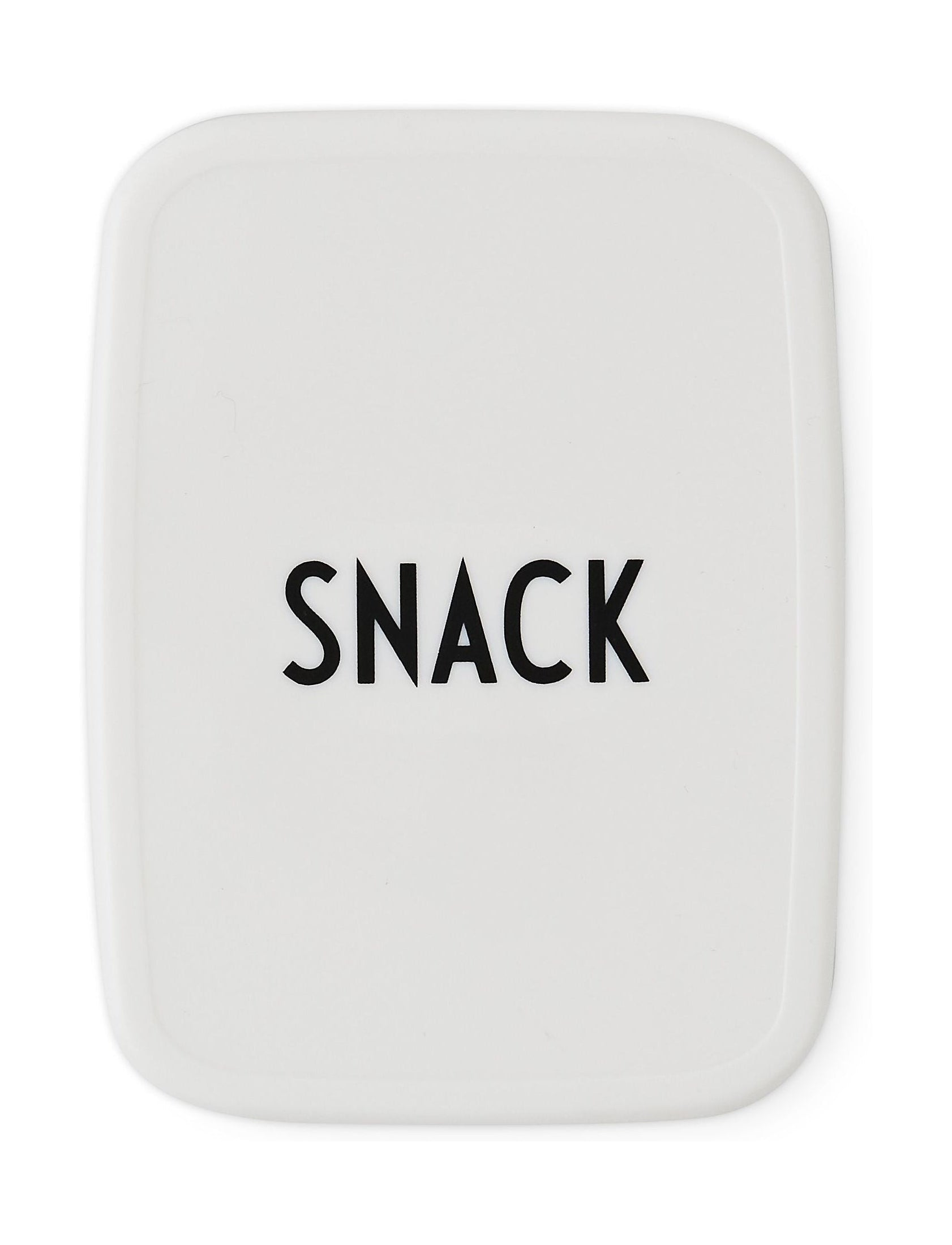 Design Letters Snack Box, White