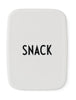 Design Letters Snack Box, White