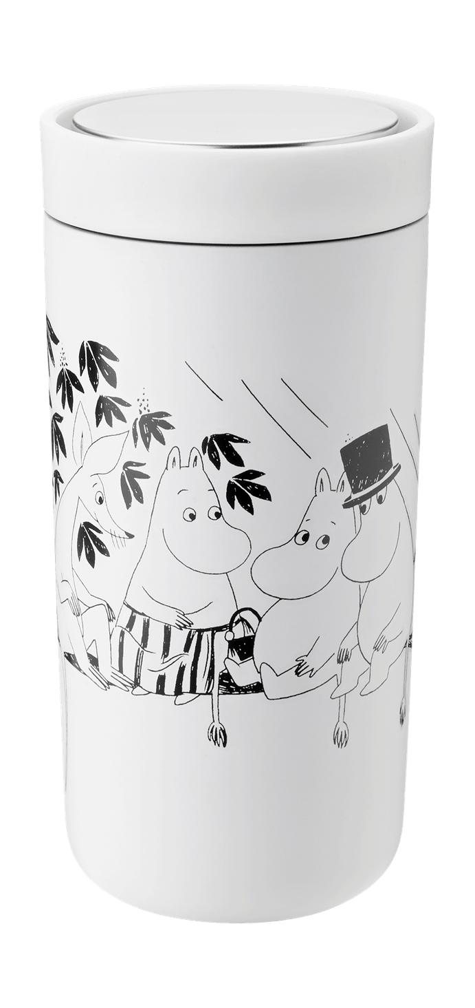 Stelton, aby kliknąć kubek termo 0,4 l, Mumin Soft