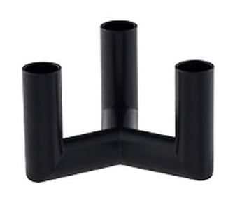 Uyuni Lighting Matrix Candle Holder 3'arm Mini Taper ø 7,5 Cm, Matt Black