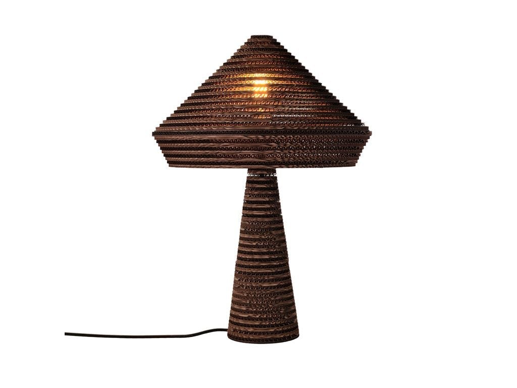 Lampa stołowa z kolekcji Villa, brązowy