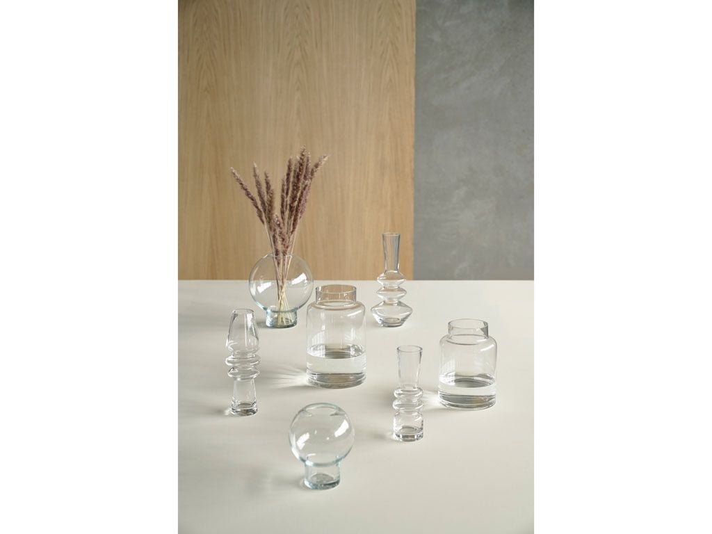 Kolekcja willi zimny wazon Ø 12,5 cm, wyraźny