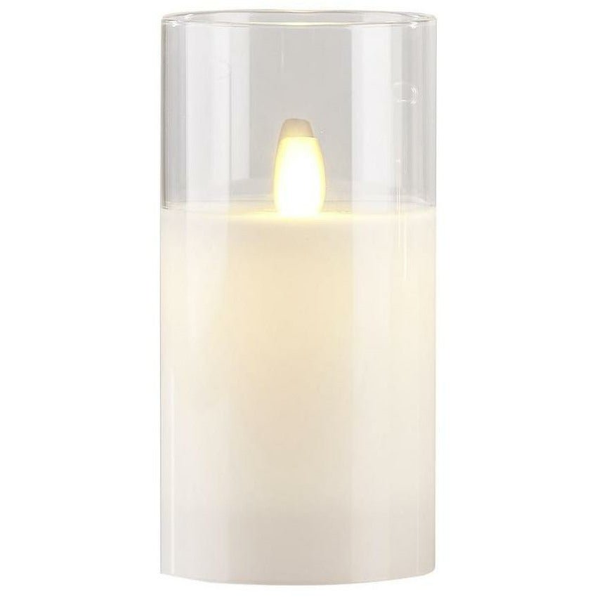 Kolekcja willi LED Candle Glas z Timer 15 cm, White