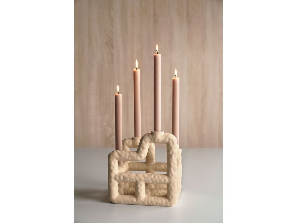 Villa Collection Lyng Candle Holder, Sand