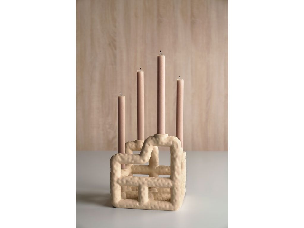 Villa Collection Lyng Candle Holder, Sand