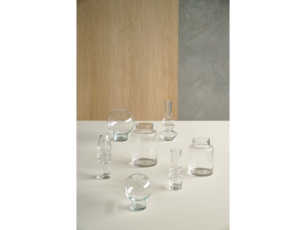 Villa Collection Trio Vase 20 Cm, Clear