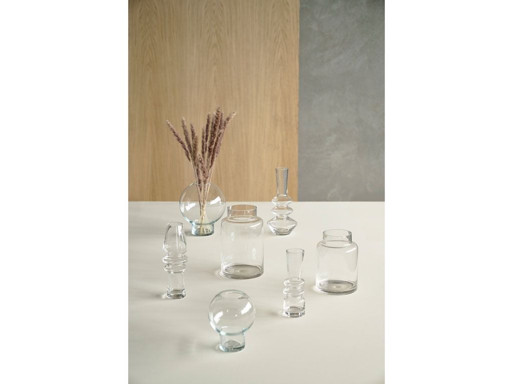 Villa Collection Trio Vase 20 Cm, Clear