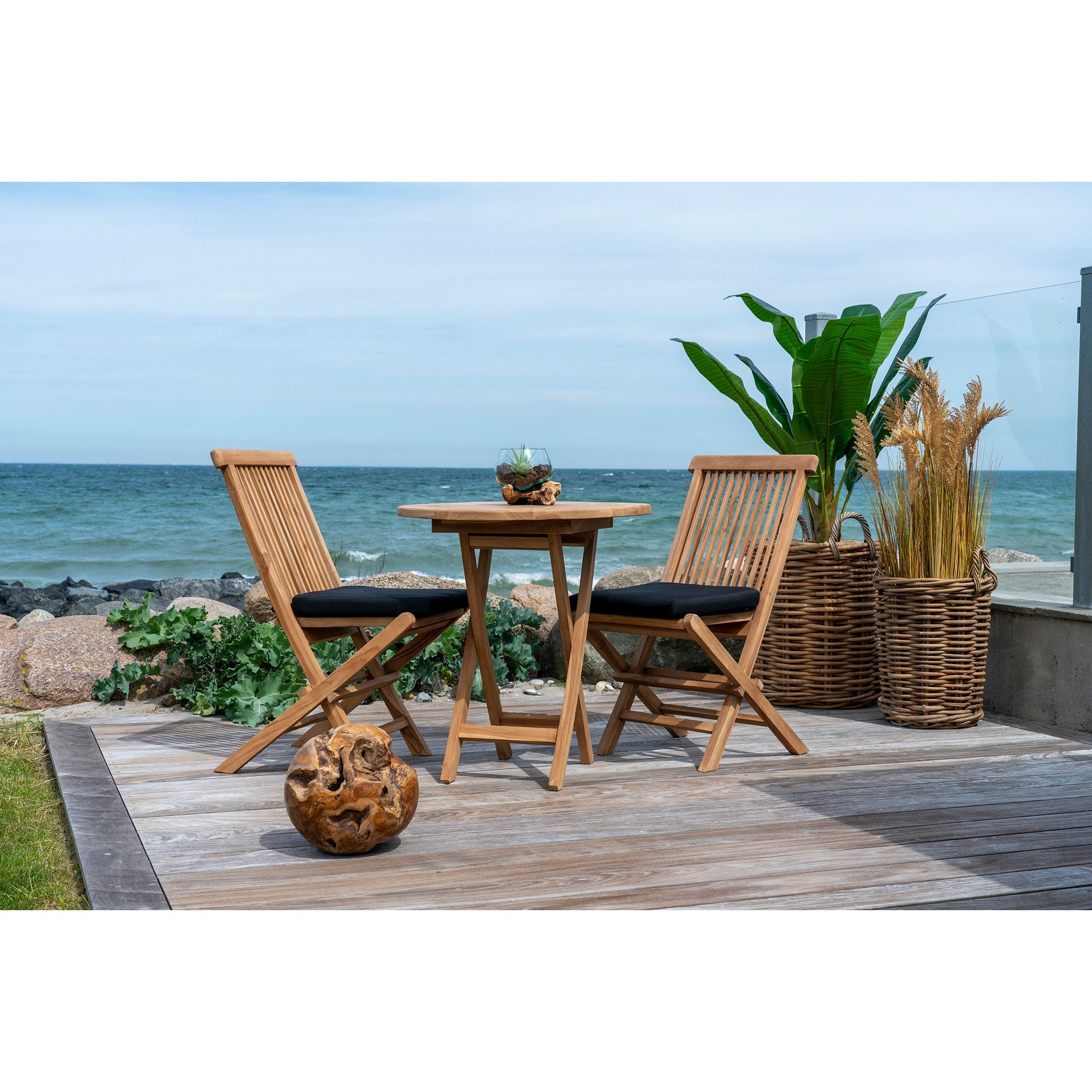 House Nordic Toledo Teak Dining Chair - Set of 2