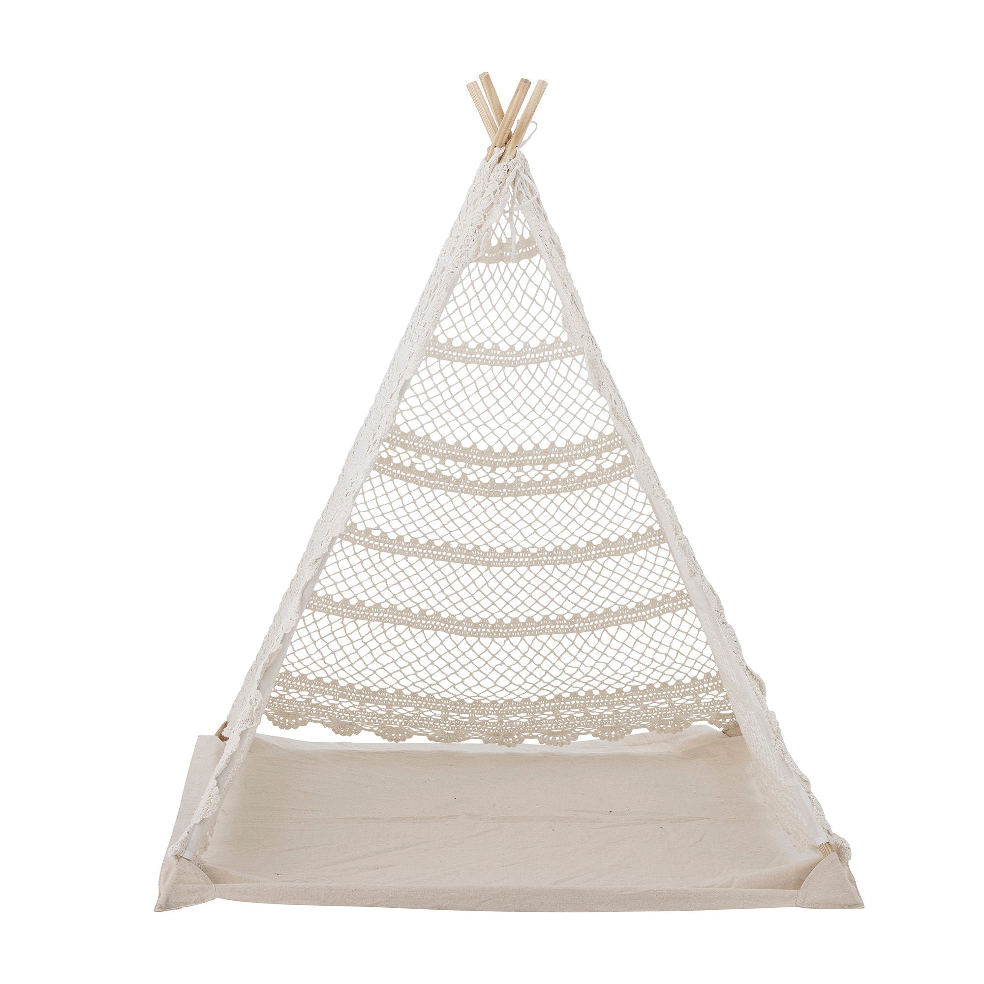 Bloomingville Mini Herle Children's Tipi, Nature, Botton