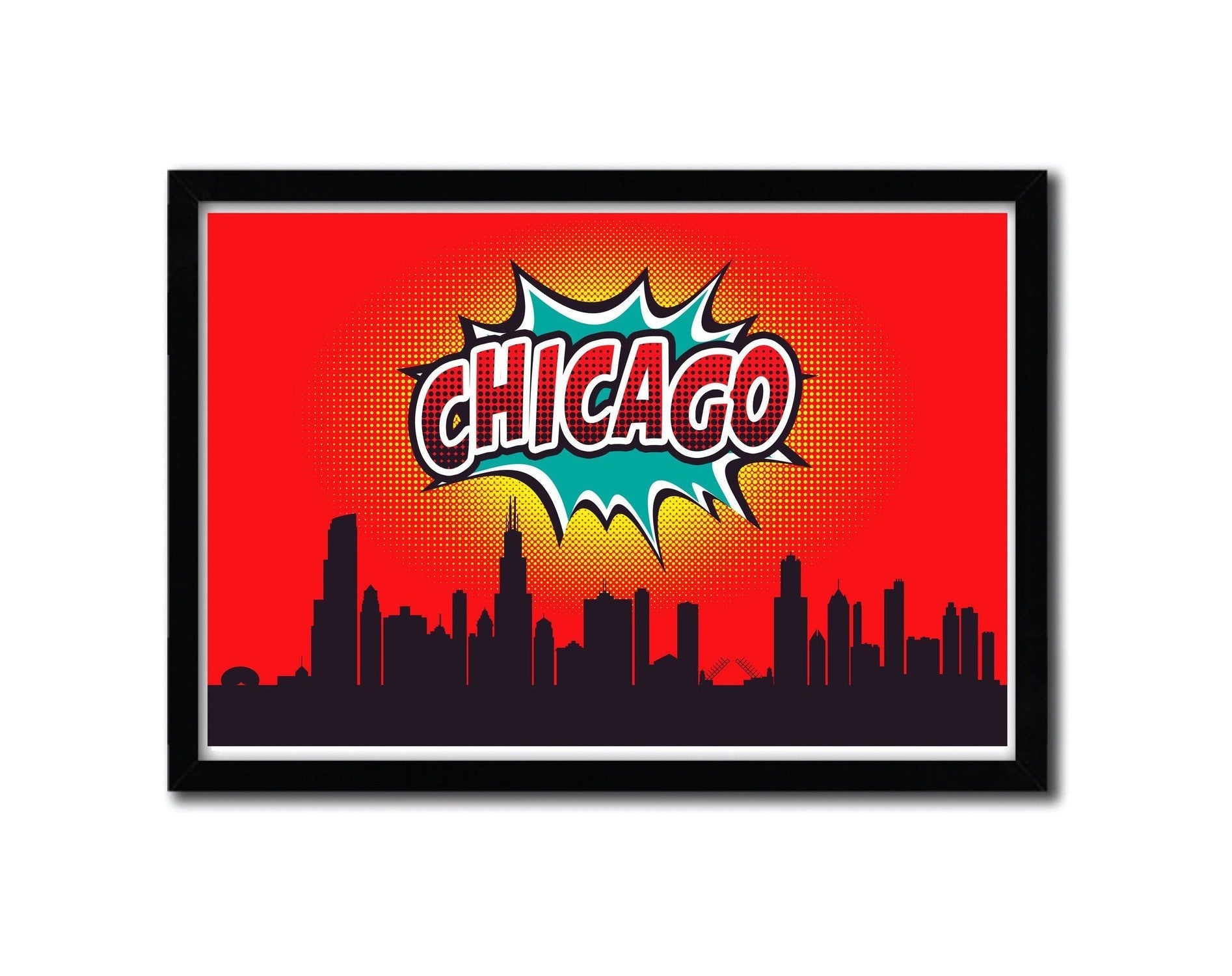 Affiche Chicago par OCTAVIAN MIELU