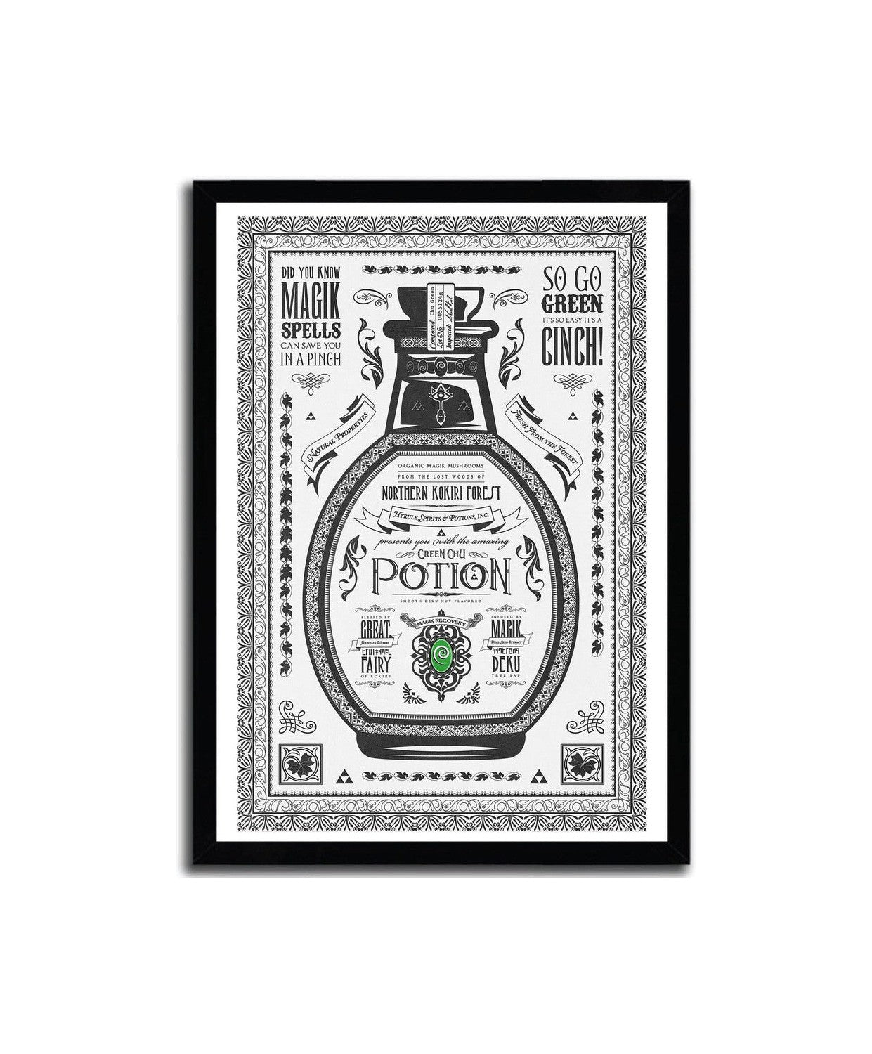 Affiche green potion par Barrett Biggers