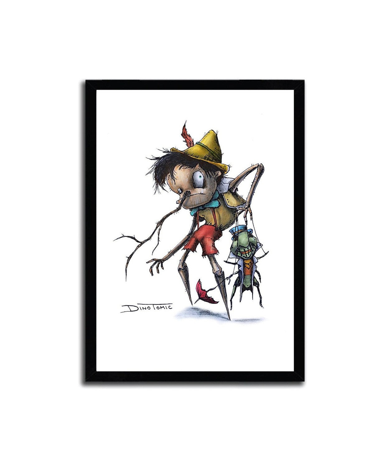 Affiche pinocchio  Creepyfied par DinoTomic