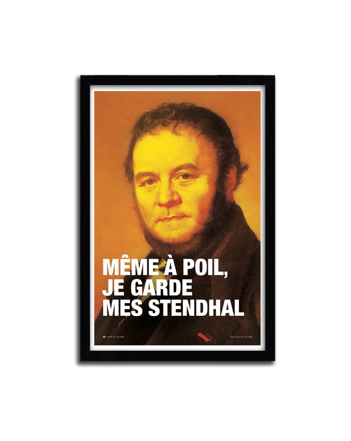 Affiche stendhal par fists et des lettres