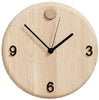 Andersen Furniture Wood Time Watch, Oak, Ø22CM