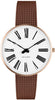 Arne Jacobsen Roman Watch ø34, Rosé/Copper Mesh