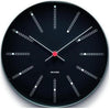 Arne Jacobsen Wall Clock Black, 21 cm