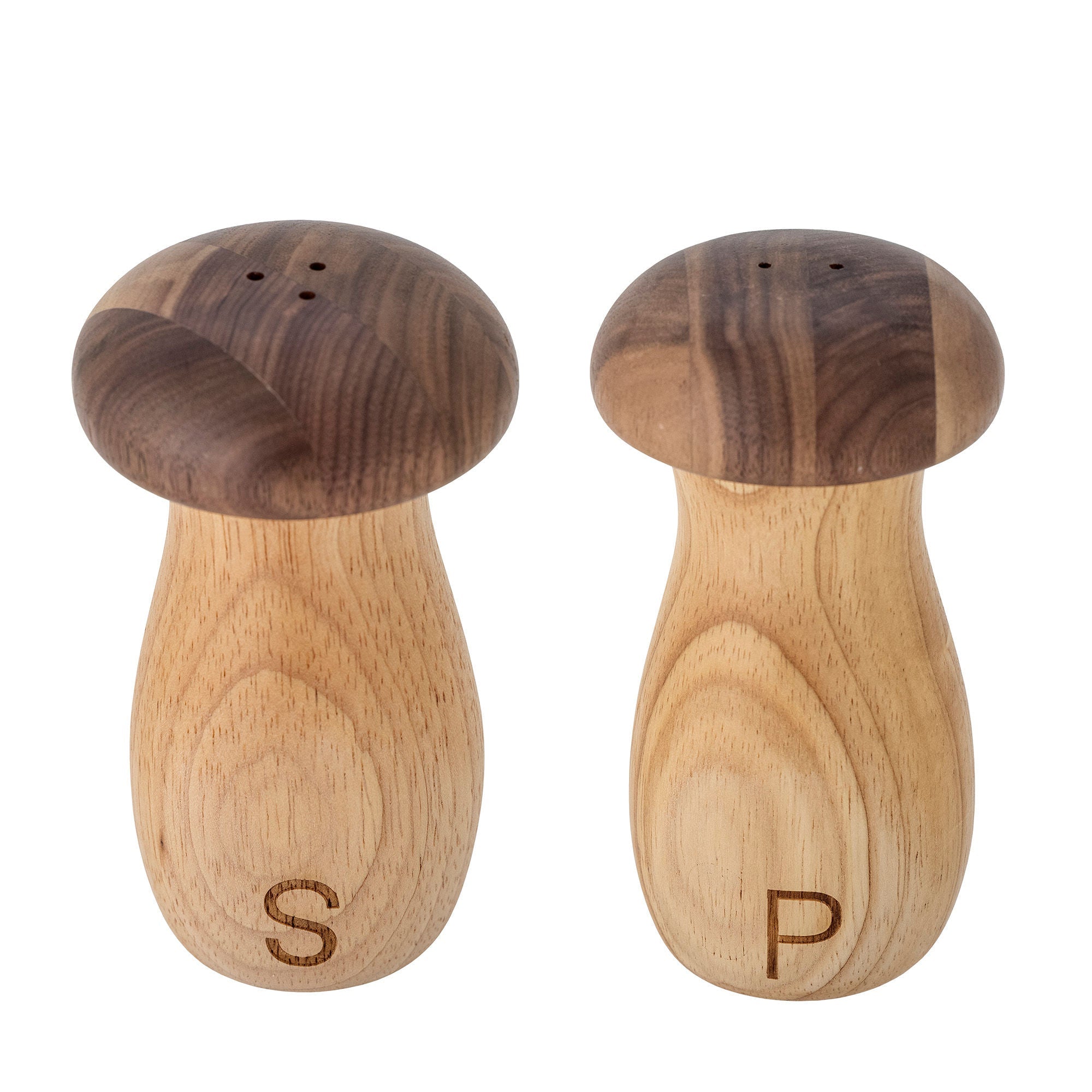 Zestaw Bloomingville Rahim Salt & Pepper Shaker, Brown, Rubberwood