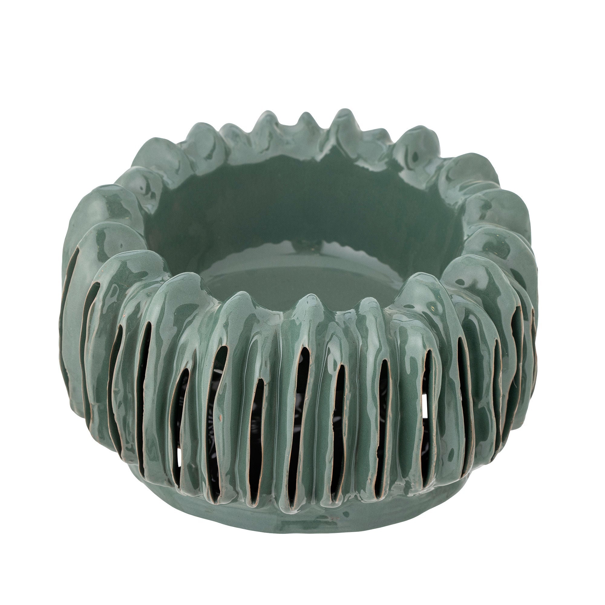 Creative Collection Mavel Flowerpot, Green, Stoneware