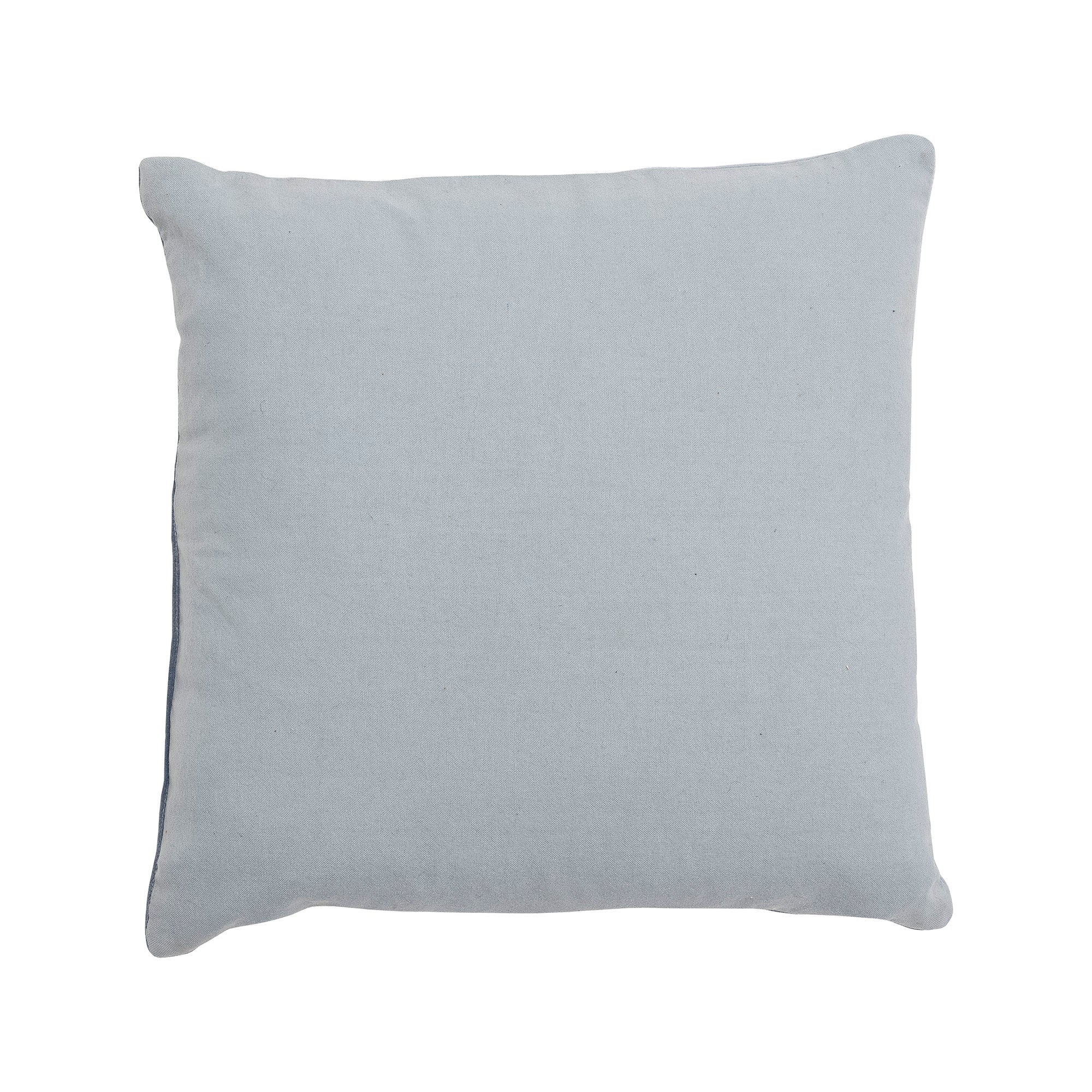 Bloomingville Aban poduszka, niebieska, bawełniana