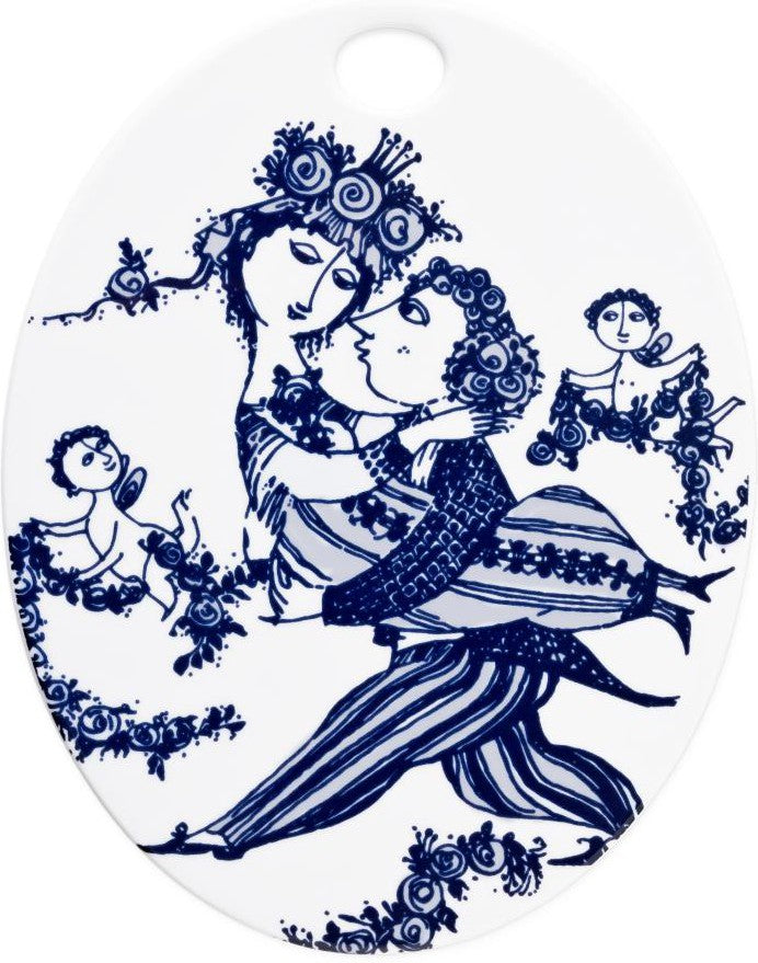 Bjørn Wiinblad Wall Plate Victoire, Blue