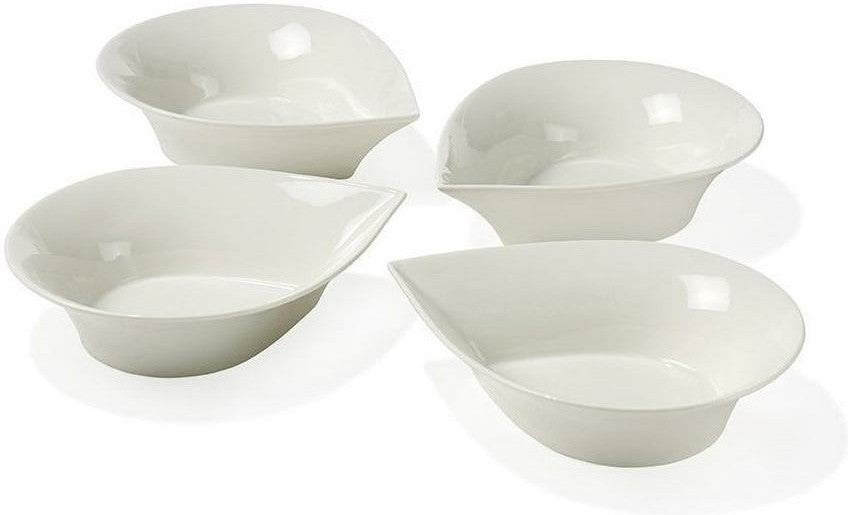 Blomsterbergs Drop Bowls White 20 cm, 4 szt.