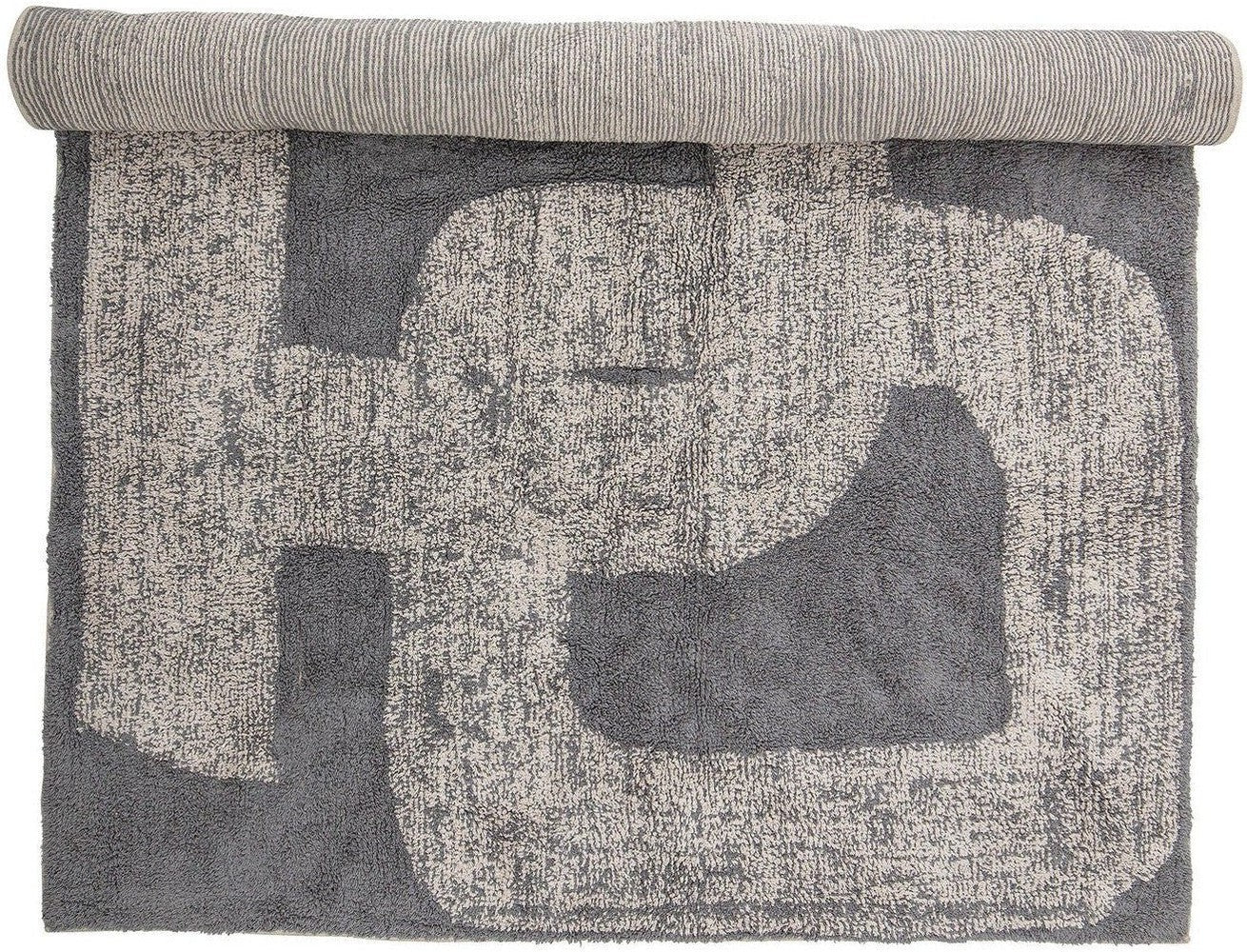 [product_category]-Bloomingville Addo Rug, Grey, Cotton-Bloomingville-5711173268290-82050962-BLO-1