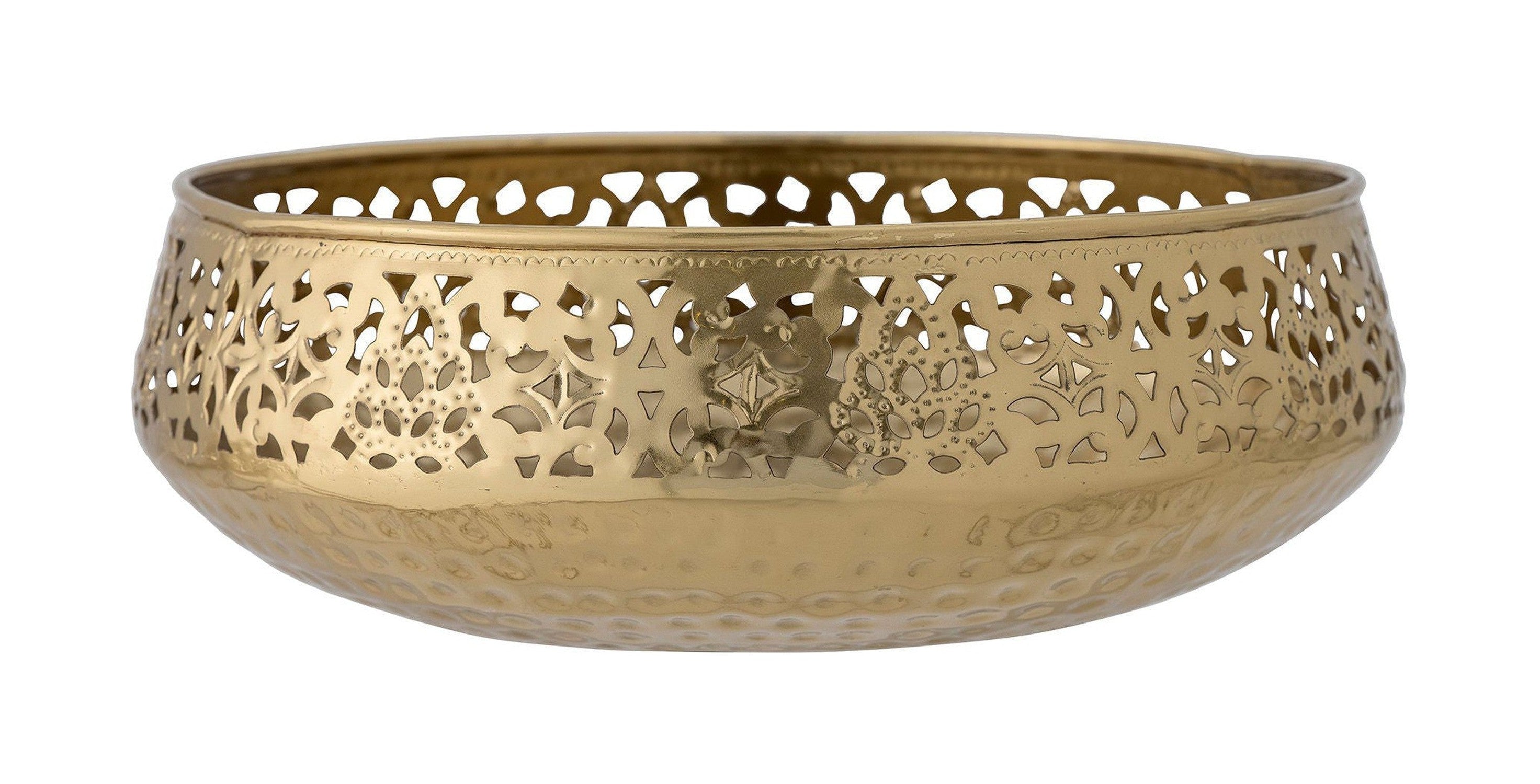Bloomingville Aisha Deco Bowl, złoto, metal