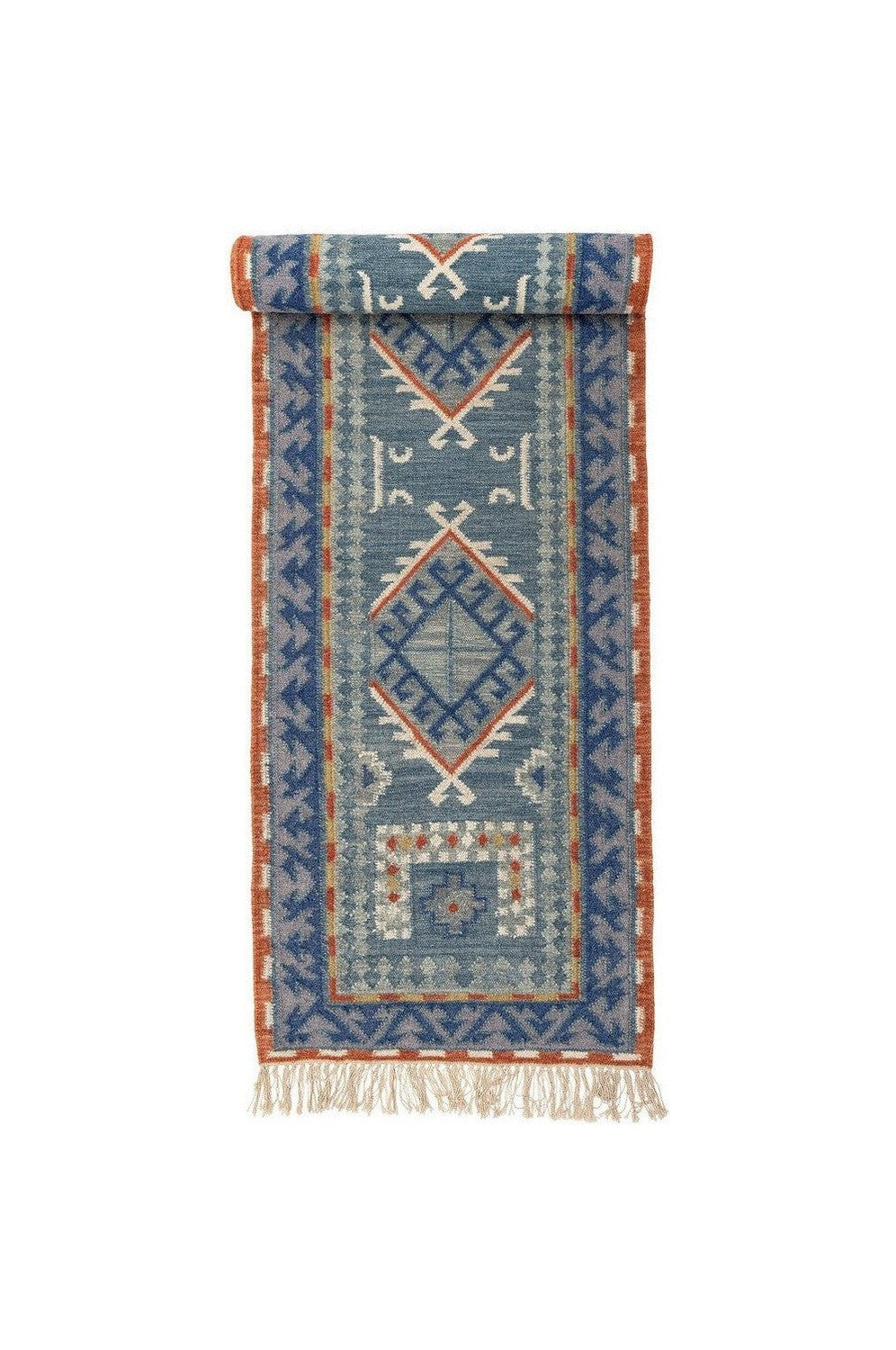 [product_category]-Bloomingville Arsam Rug, Blue, Wool-Bloomingville-5711173329878-82066410-BLO-1