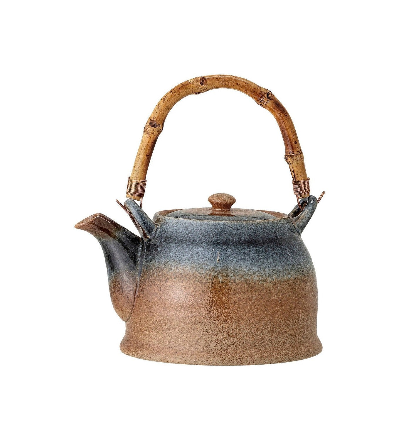 Bloomingville Aura Teapot z teastrainer, niebieski, porcelanowy