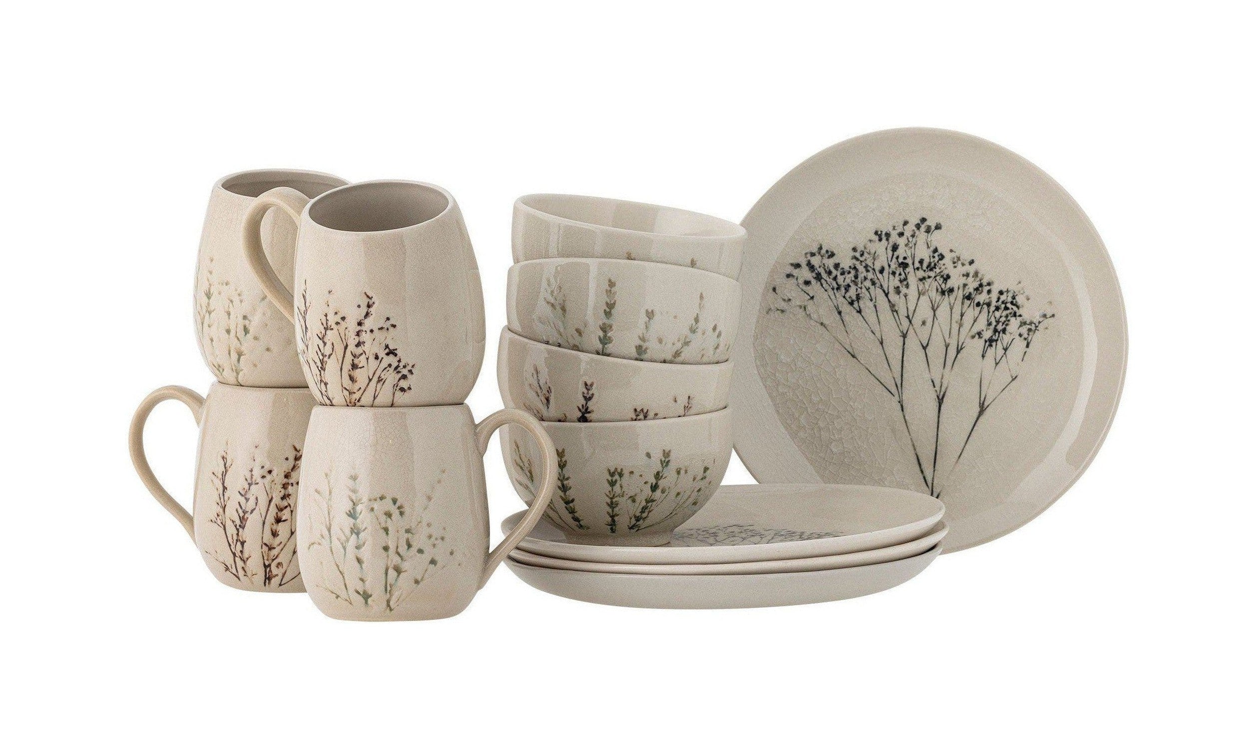 [product_category]-Bloomingville Bea Breakfast Set, Nature, Stoneware-Bloomingville-5711173335770-82061531-BLO-1