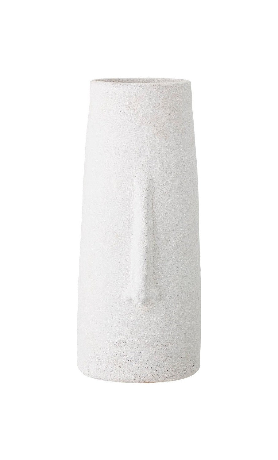 Bloomingville Berican Deco wazon, biały, terakota