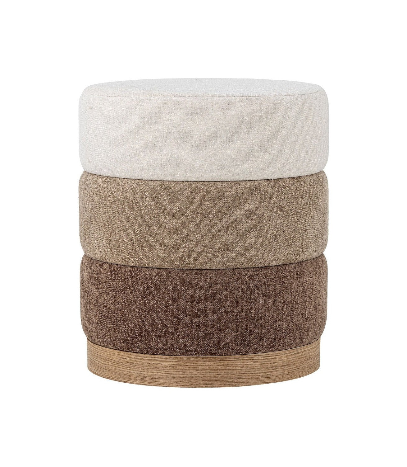 Bloomingville Bilbao Pouf, Brown, poliester